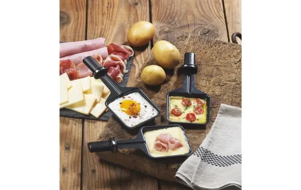 KITCHENCHEF RACLETTE KCWOODLUX4